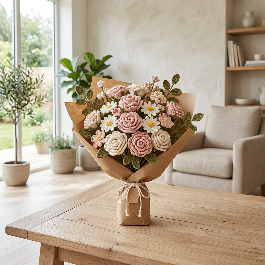 Bespoke Crochet Bouquets
