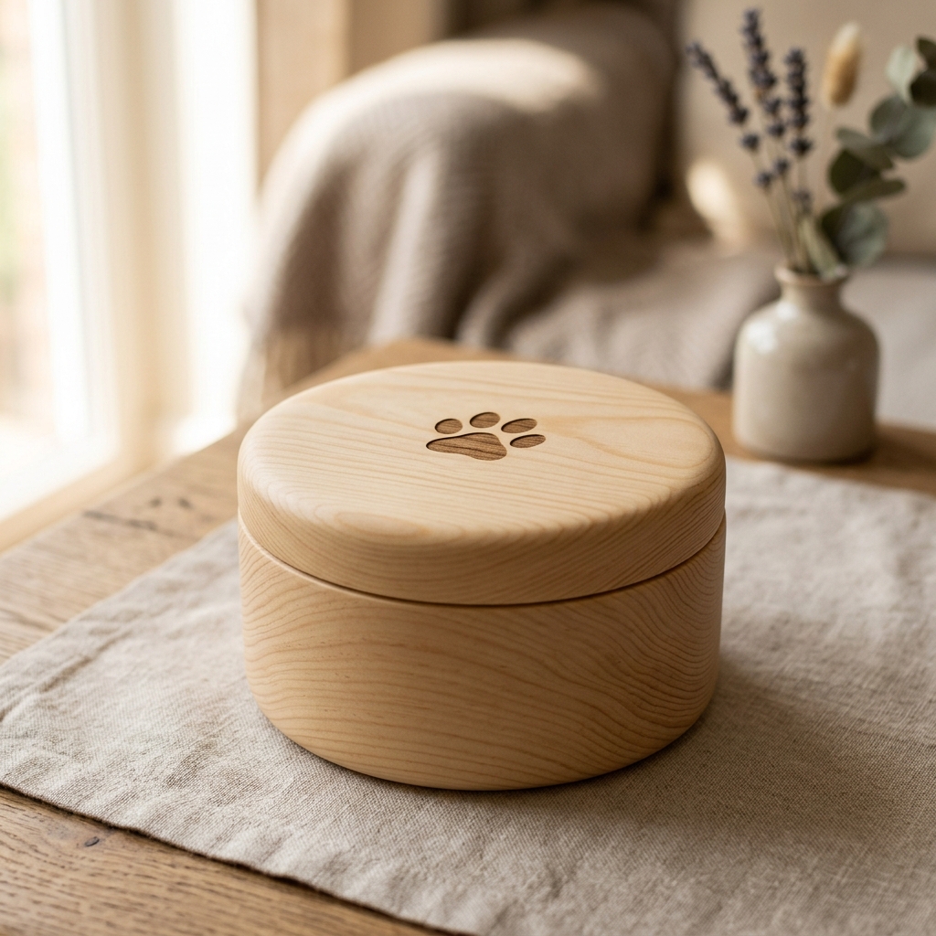 Nordic Pine Pet Memorial Keepsake Urn